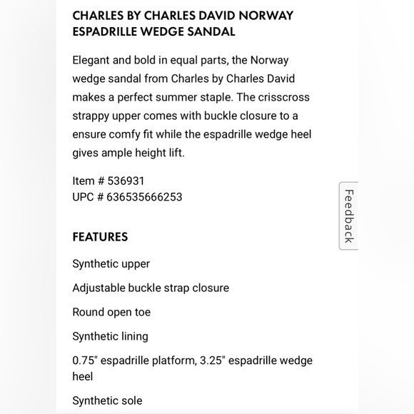 ✨EUC✨ white espadrille wedge sandal - Picture 10 of 10